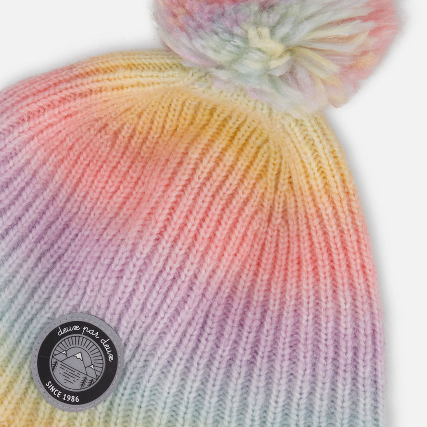 Tuque Tricot Arc-en-ciel 2-14ans-Deux par Deux-2X3-H10Z22-CLÉMENT