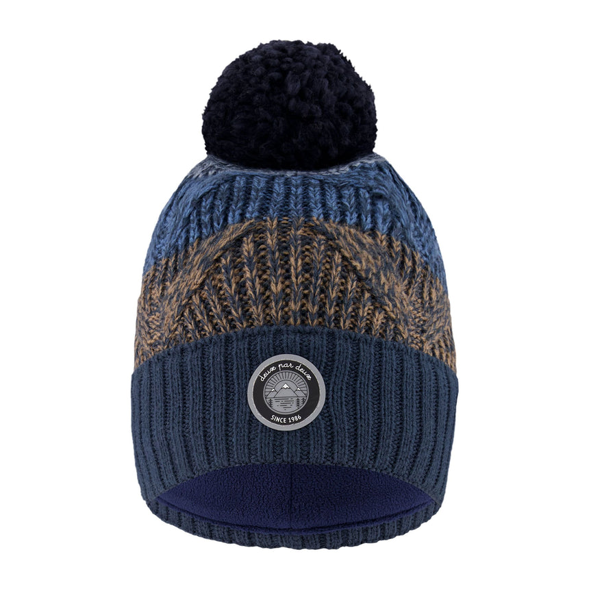Tuque Tricot Rayée 2-14ans-Deux par Deux-Marine-2-4-2X3-H10Z41-000-CLÉMENT