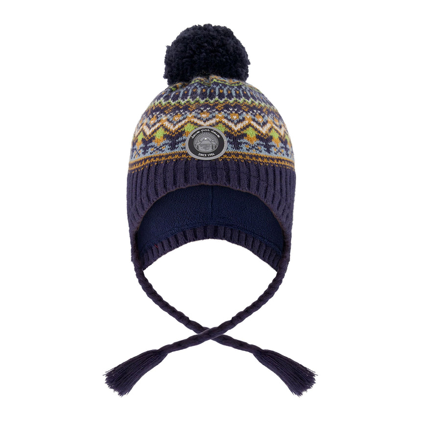 Tuque Tricot Peruvienne 2-14ans-Deux par Deux-Marine-2-4-2X3-H10Z46-000B-CLÉMENT