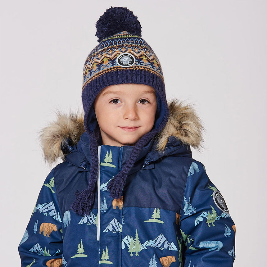 Tuque Tricot Peruvienne 2-14ans-Deux par Deux-2X3-H10Z46-000B-CLÉMENT