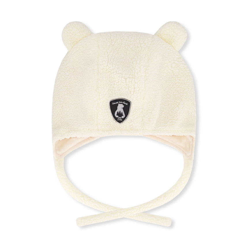 Tuque Sherpa Ours 3-36mois-Deux par Deux-Ivoire-3-6 m-2X3-H10ZA01-165-CLÉMENT