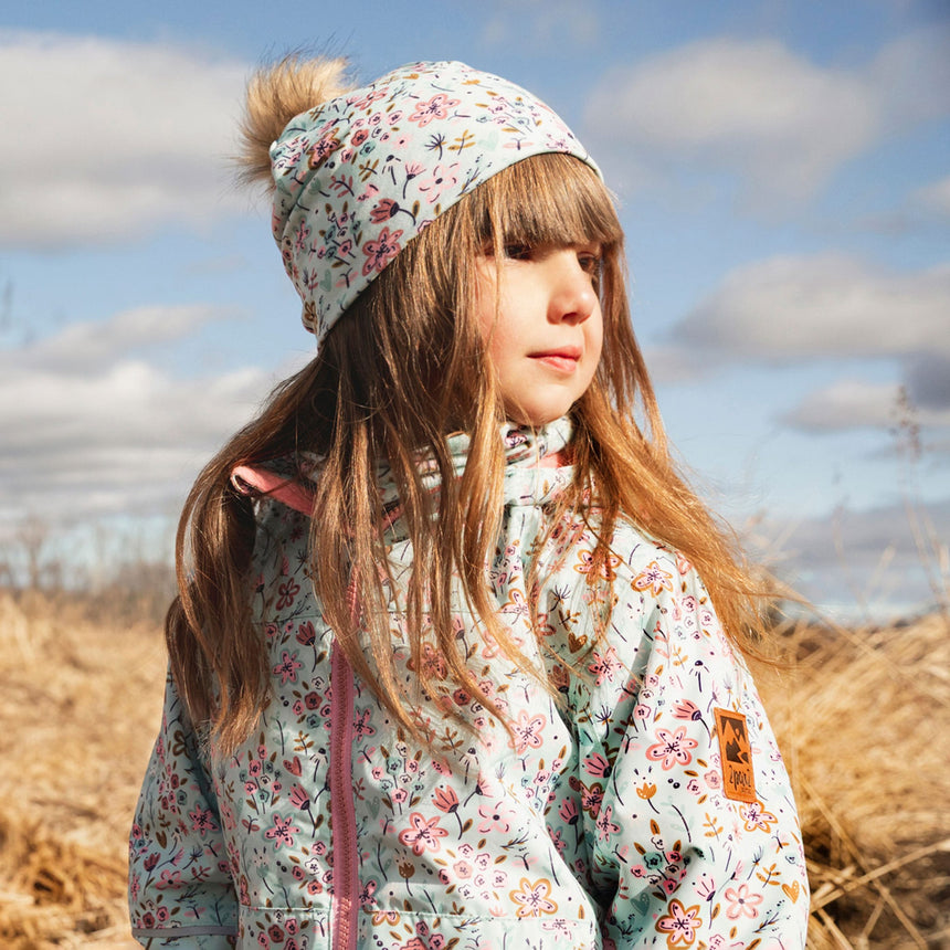 Tuque Petites Fleurs 2-12ans-Deux par Deux-2X3-H30W20-005-CLÉMENT