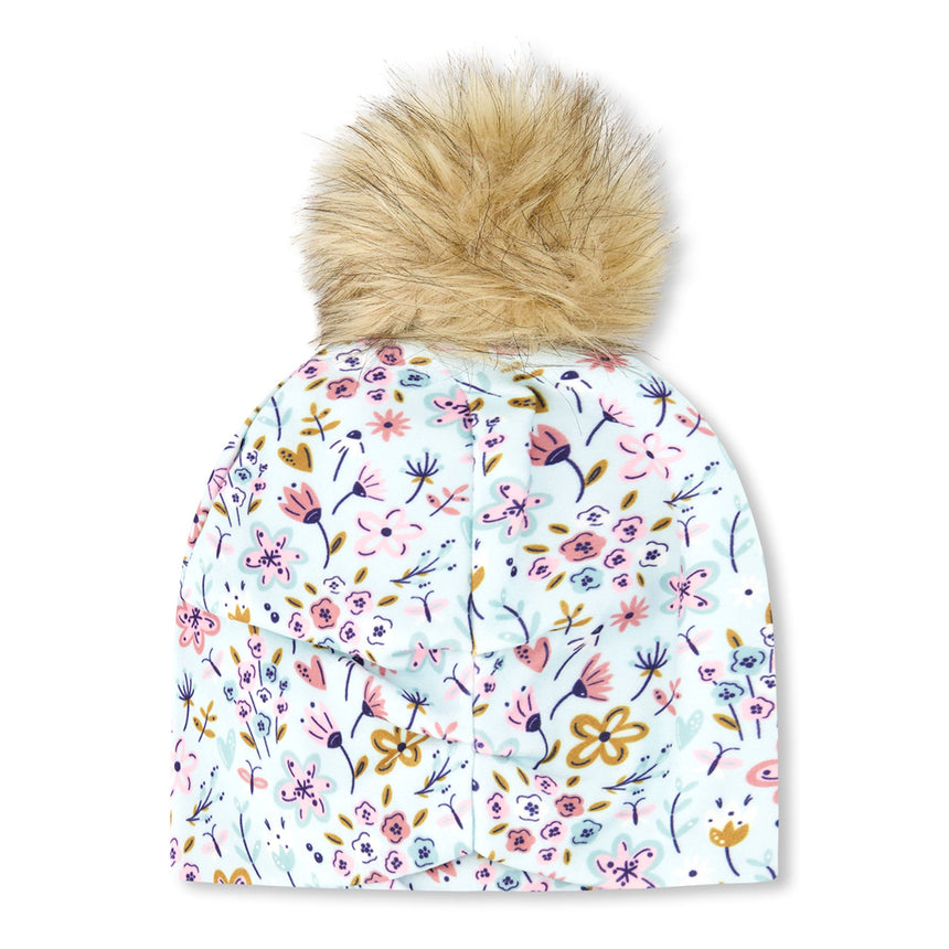 Tuque Petites Fleurs 2-12ans-Deux par Deux-2X3-H30W20-005-CLÉMENT