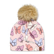 Tuque Papillons 6-24mois-Deux par Deux-Rose-6-24 m-2X3-H30W20-3H007-CLÉMENT