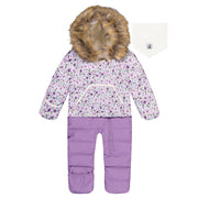 Habit de Neige Petites Fleurs 6-30mois-Deux par Deux-Lilas-6 m-2X3-J10B7011J007-CLÉMENT