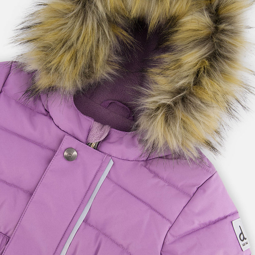 Habit de Neige Une Pièce Mauve 6-30mois-Deux par Deux-2X3-J10B702-5003-CLÉMENT