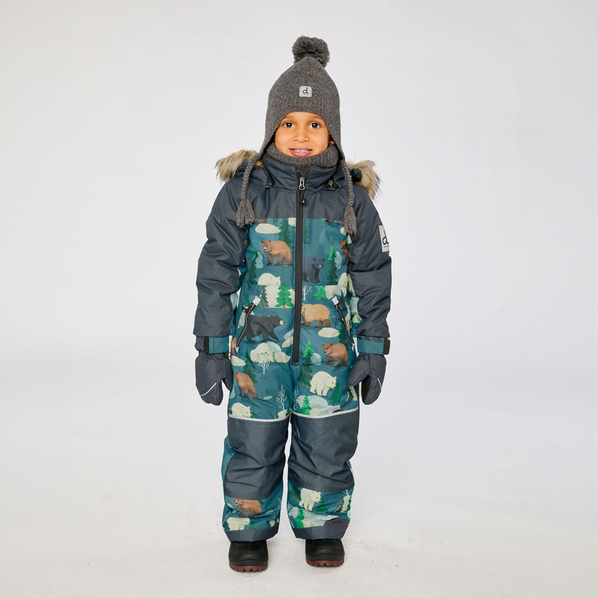 Habit de Neige Une Pièce Ours 2-6ans-Deux par Deux-2X3-J10DB77-052-CLÉMENT