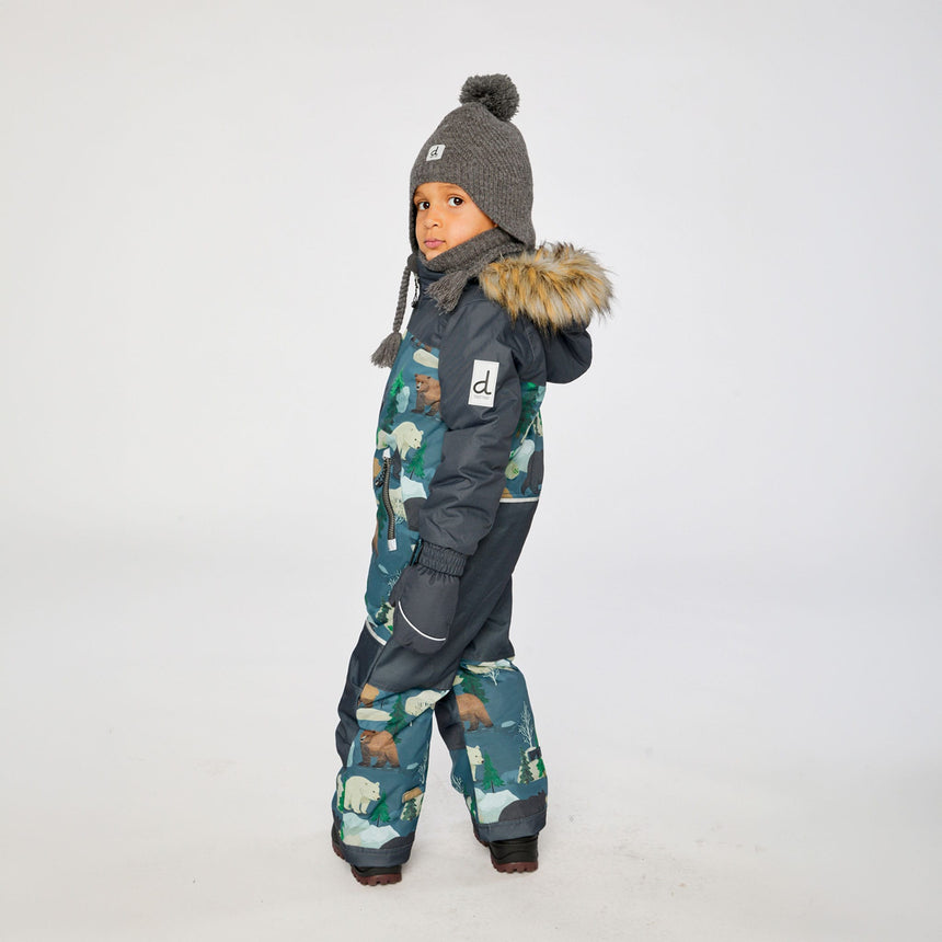Habit de Neige Une Pièce Ours 2-6ans-Deux par Deux-2X3-J10DB77-052-CLÉMENT