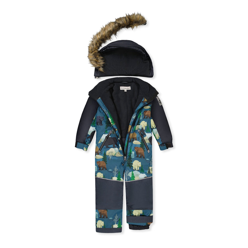 Habit de Neige Une Pièce Ours 2-6ans-Deux par Deux-2X3-J10DB77-052-CLÉMENT