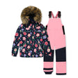 Habit de Neige Fleurs 2-8ans-Deux par Deux-Marine-2-2X3-J10DG801J018-CLÉMENT