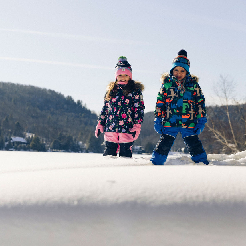 Habit de Neige Fleurs 2-8ans-Deux par Deux-2X3-J10DG801J018-CLÉMENT