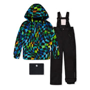 Habit de Neige Carreaux 2-6ans-Deux par Deux-Noir-2-2X3-J10PB42-054B-CLÉMENT
