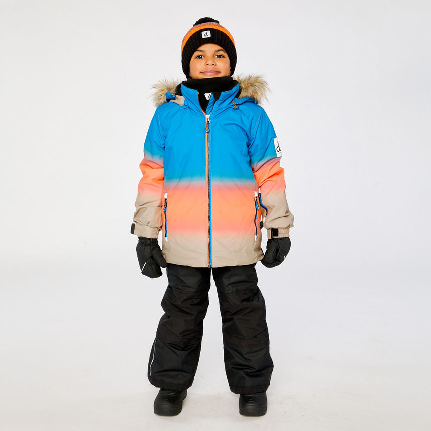 Habit de Neige Dégradé Orange 7-12ans-Deux par Deux-2X3-J10PB43-058C-CLÉMENT