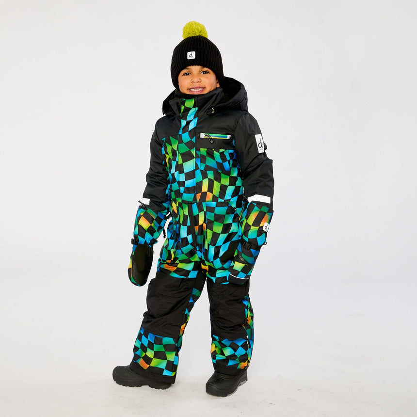 Habit de Neige Une Pièce Carreaux 2-6ans-Deux par Deux-2X3-J10PB73-054-CLÉMENT