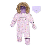 Habit de Neige Une Pièce Chats 6-30mois-Deux par Deux-Lilas-6 m-2X3-J10PBG74-015-CLÉMENT