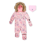 Habit de Neige Petites Fleurs 6-30mois-Deux par Deux-Rose-6 m-2X3-J10PBG741J02-CLÉMENT