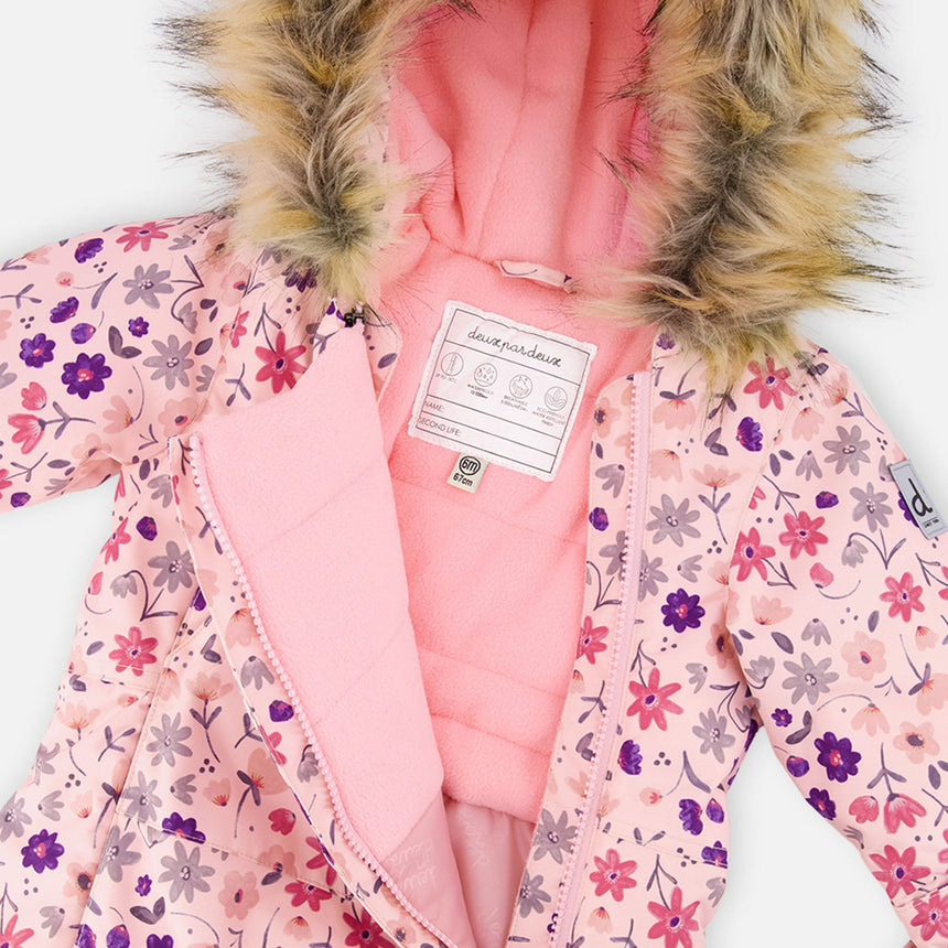 Habit de Neige Petites Fleurs 6-30mois-Deux par Deux-2X3-J10PBG741J02-CLÉMENT