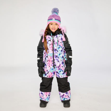Habit de Neige Une Pièce Fleurs 2-6ans-Deux par Deux-2X3-J10PG71-021B-CLÉMENT