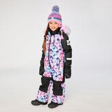 Habit de Neige Une Pièce Fleurs 2-6ans-Deux par Deux-2X3-J10PG71-021B-CLÉMENT