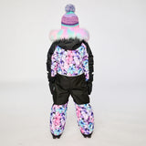 Habit de Neige Une Pièce Fleurs 2-6ans-Deux par Deux-2X3-J10PG71-021B-CLÉMENT