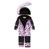 Habit de Neige Une Pièce Fleurs 2-6ans-Deux par Deux-2X3-J10PG71-021B-CLÉMENT