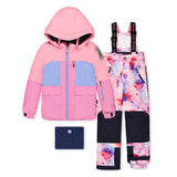 Habit de Neige Colorblock 2-6ans-Deux par Deux-Rose-2-2X3-J10PG84-624B-CLÉMENT