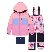 Habit de Neige Colorblock 2-6ans-Deux par Deux-Rose-2-2X3-J10PG84-624B-CLÉMENT