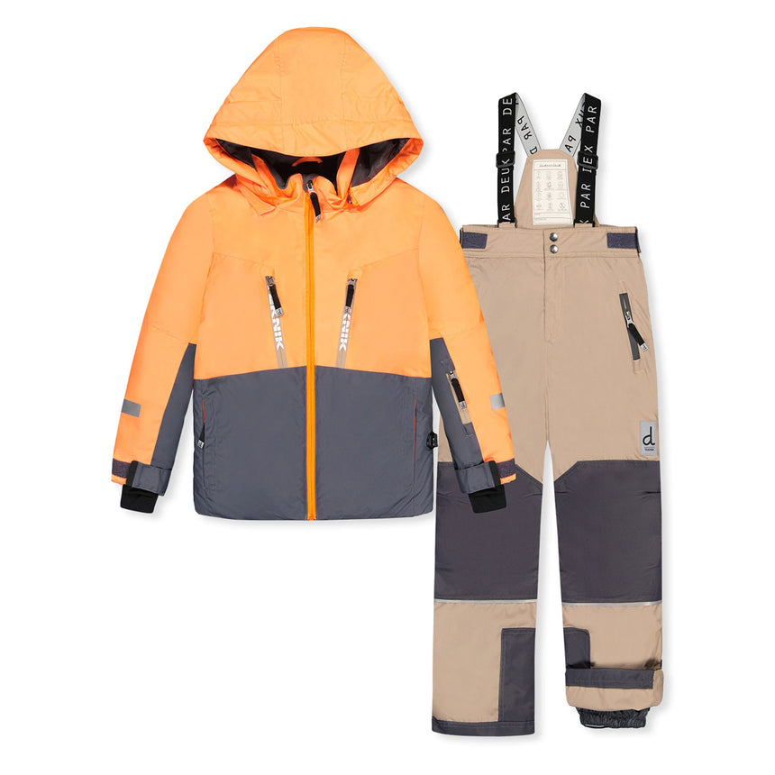 Habit de Neige Teknik Colorblock 2-6ans-Deux par Deux-Orange-4-2X3-J10TB52-895B-CLÉMENT
