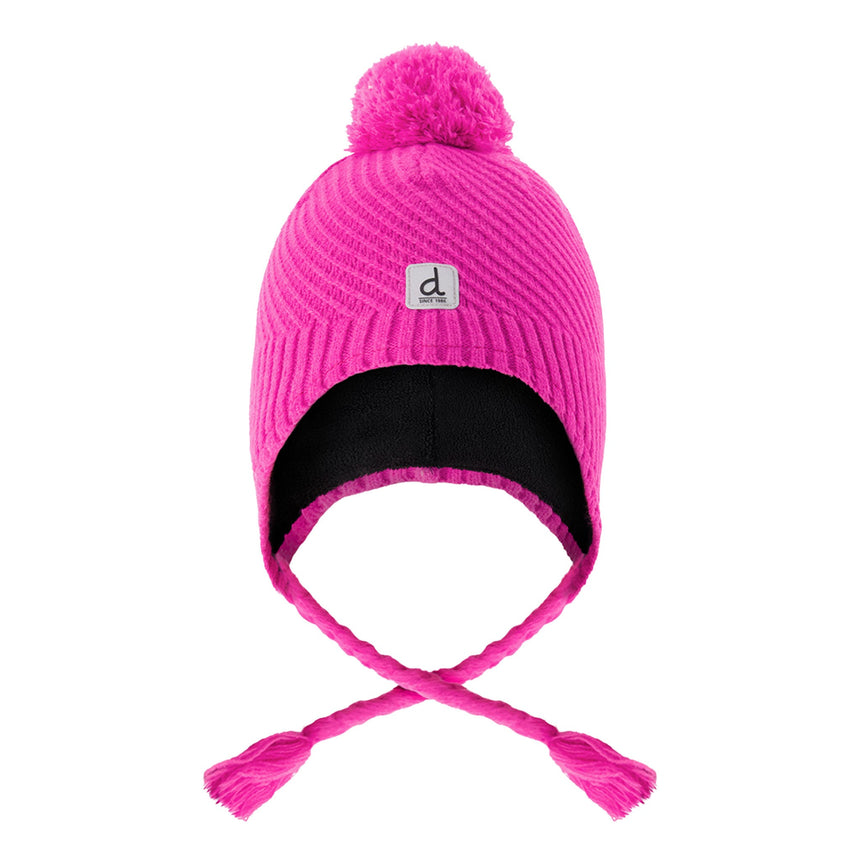Tuque Tricot Rose Fluo 2-14ans-Deux par Deux-Fuchsia-2-4-2X3-J10XT1-699-CLÉMENT