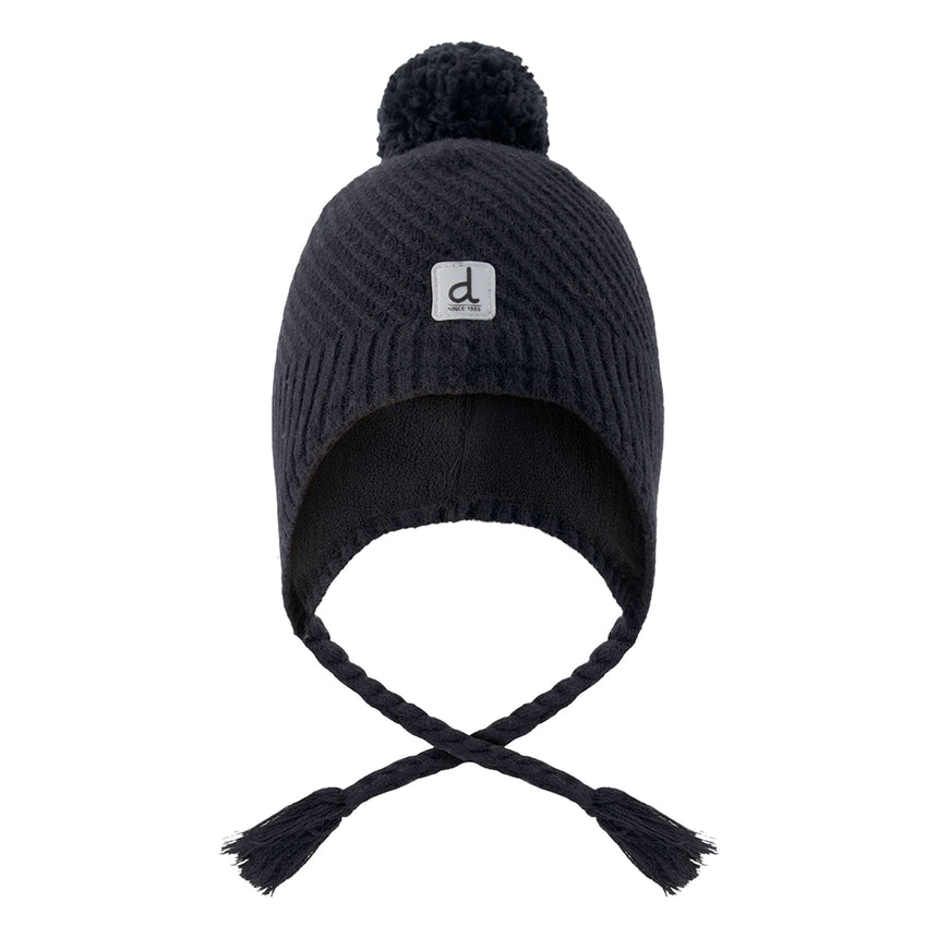 Tuque Tricot Noire 2-14ans-Deux par Deux-Noir-2-4-2X3-J10XT1-999-CLÉMENT