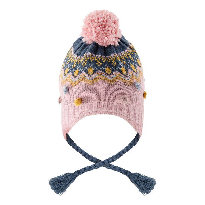 Tuque Tricot Nordique Rose2-14ans-Deux par Deux-2X3-J10Z06-1J065-CLÉMENT