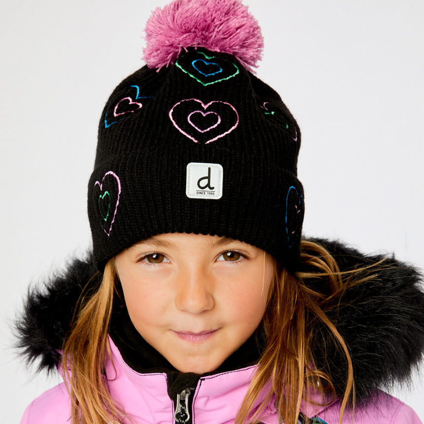 Tuque Tricot Coeurs 2-14ans-Deux par Deux-2X3-J10Z15-999-CLÉMENT