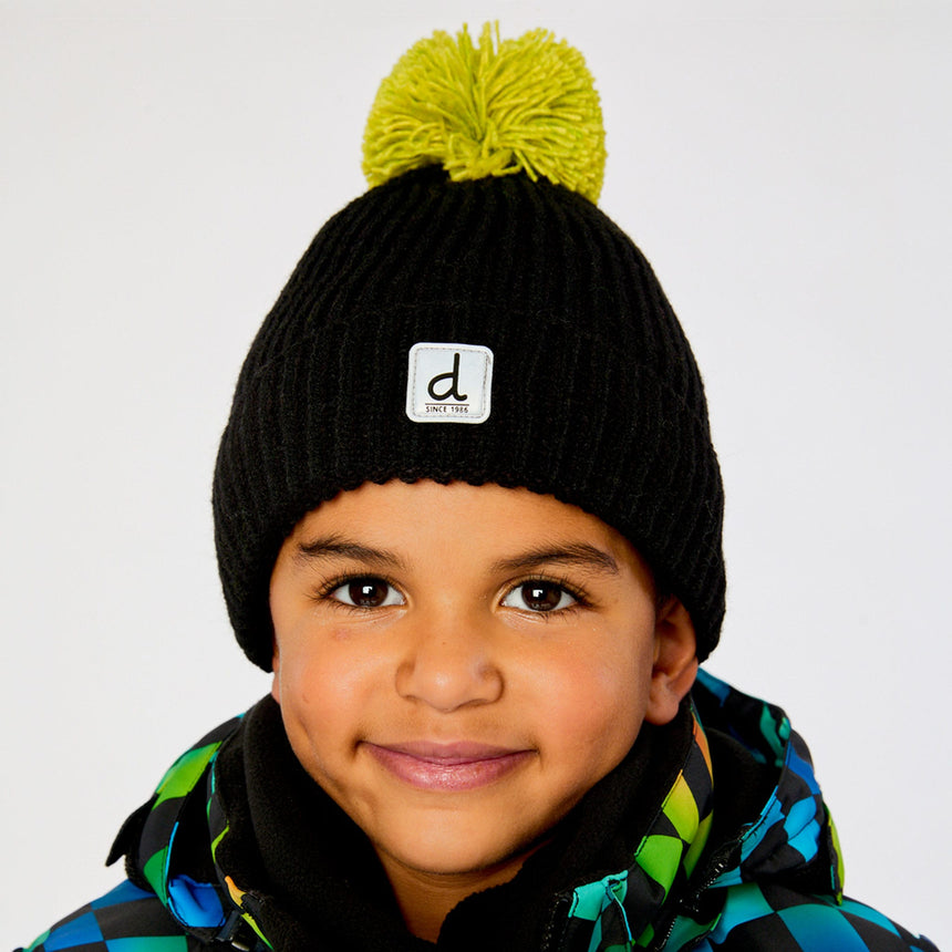 Tuque Tricot Noire 2-14ans-Deux par Deux-2X3-J10Z27-999-CLÉMENT