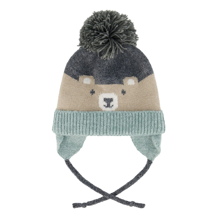 Tuque Tricot Ours 6-24mois-Deux par Deux-Taupe-6-12 m-2X3-J10Z32B1J074-CLÉMENT