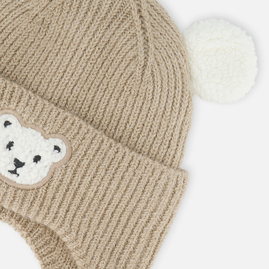 Tuque Tricot Ours 3-36mois-Deux par Deux-2X3-J10ZA03-1870-CLÉMENT