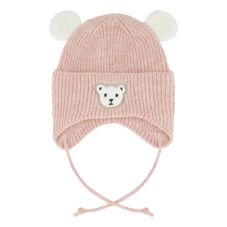 Tuque Tricot Rose Ours 3-36mois-Deux par Deux-Rose-3-6 m-2X3-J10ZA03-622-CLÉMENT