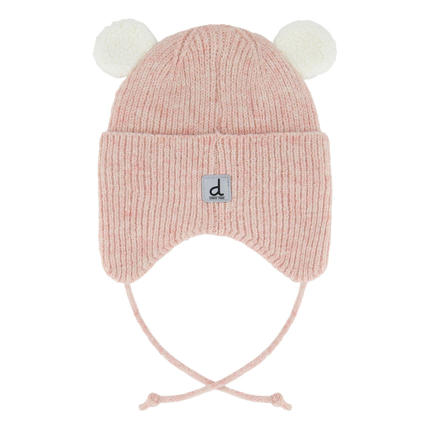 Tuque Tricot Rose Ours 3-36mois-Deux par Deux-2X3-J10ZA03-622-CLÉMENT