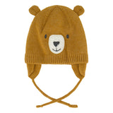 Tuque Tricot Ours Brun 3-36m-Deux par Deux-Ocre-3-6 m-2X3-J10ZA04-1740-CLÉMENT
