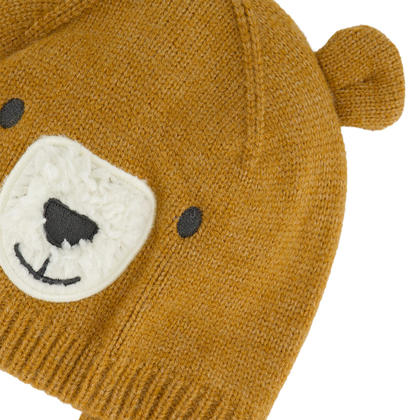 Tuque Tricot Ours Brun 3-36m-Deux par Deux-2X3-J10ZA04-1740-CLÉMENT