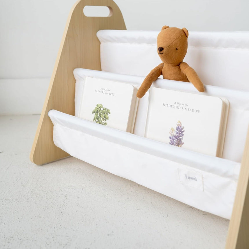 Étagère à Livres Portative - Beige-3 Sprouts-3SP-CMBSCR-CLÉMENT