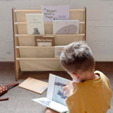 Étagère à Livres - Beige-3 Sprouts-3SP-CRKSBG-CLÉMENT