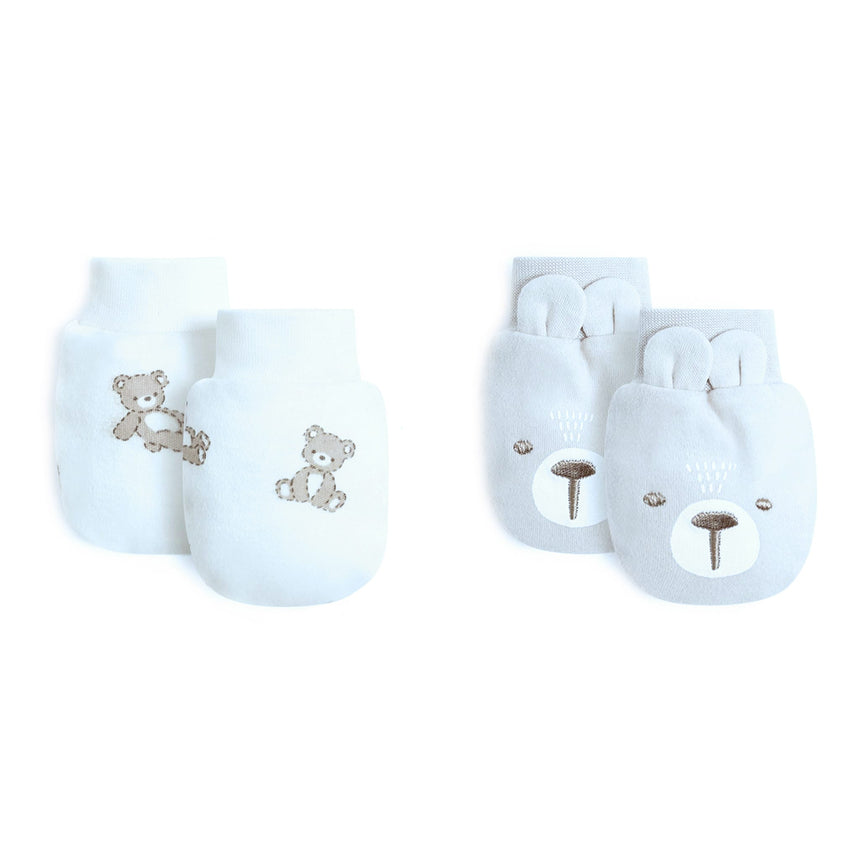 Mitaines de Protection (2) - Ours Bleu-Piccolo Bambino-ABN-PBA01J01E3BL-CLÉMENT