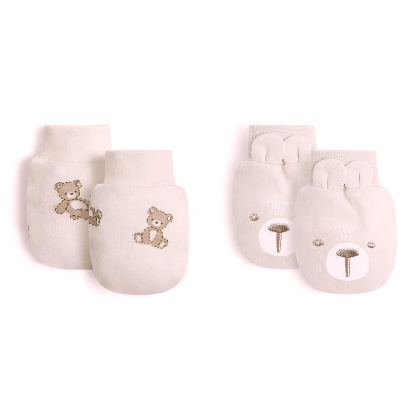 Mitaines de Protection (2) - Ours Rose-Piccolo Bambino-ABN-PBA01J01E3PK-CLÉMENT