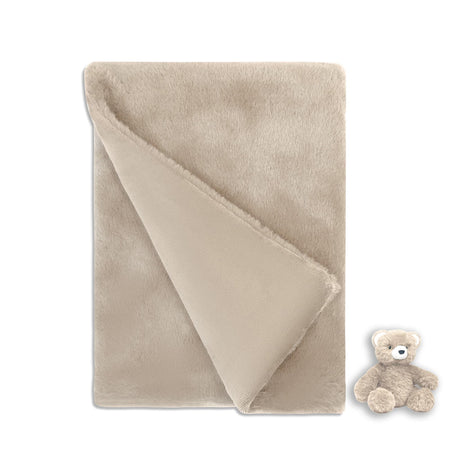 Couverture et Ourson - Taupe-Piccolo Bambino-ABN-PBB16F01E3BG-CLÉMENT