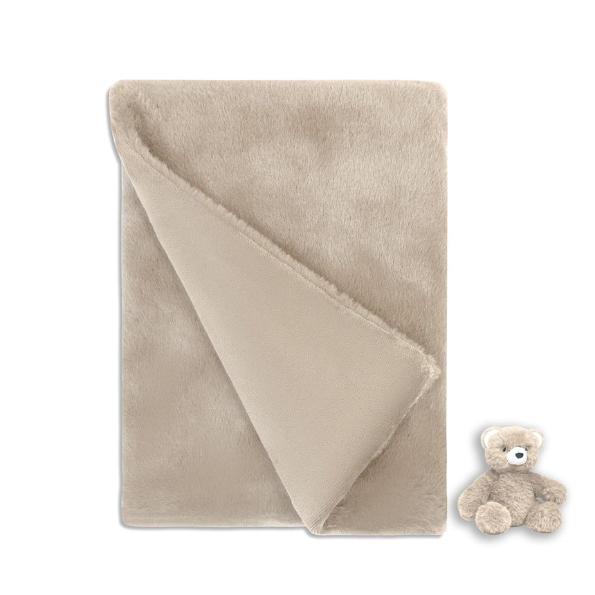 Couverture et Ourson - Taupe-Piccolo Bambino-ABN-PBB16F01E3BG-CLÉMENT