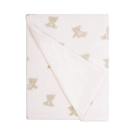 Couverture en Peluche - Ours Rose-Piccolo Bambino-ABN-PBB22P02E3PK-CLÉMENT
