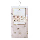 Couverture avec Bas Ours - Rose-Piccolo Bambino-ABN-PBBS1P01G3PK-CLÉMENT