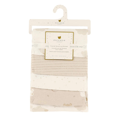 Couvertures de Flanelle (4) - Beige-Piccolo Bambino-ABN-PBD04N01E3BG-CLÉMENT