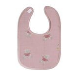 Bavoirs en Mousseline (3) - Ours Rose-Piccolo Bambino-ABN-PBF06M99E3PK-CLÉMENT