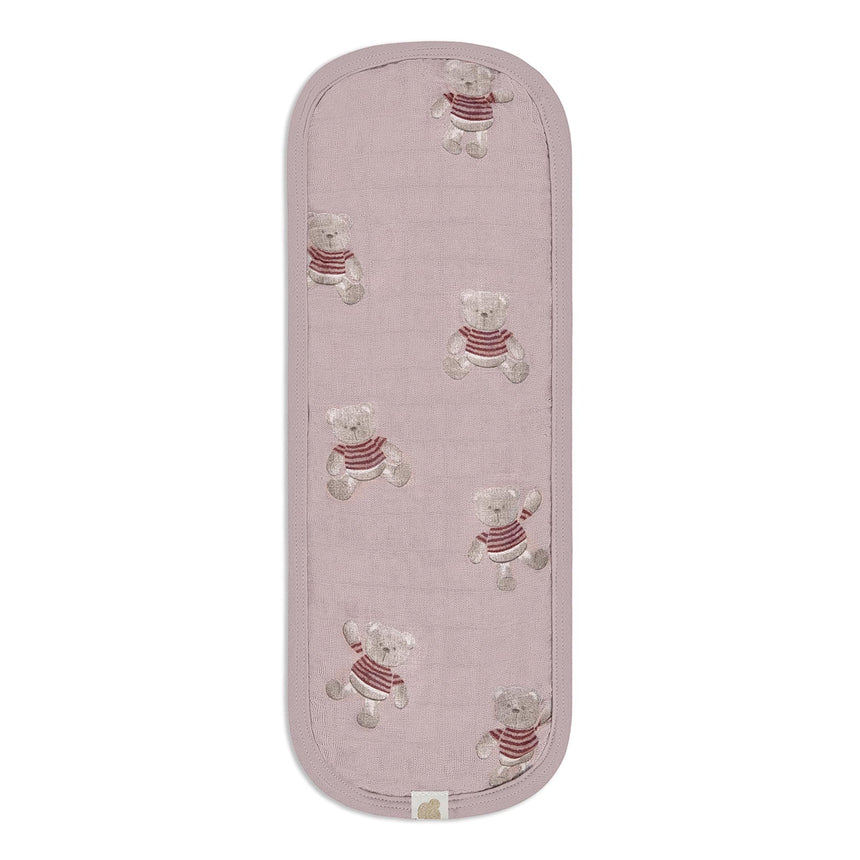Lange d'Épaule en Mousseline (3) - Ours Rose-Piccolo Bambino-ABN-PBF08M98E3PK-CLÉMENT
